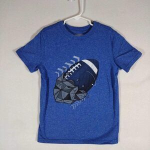 Cat & Jack Tee Shirt Boys Size Small 6-7 Blue Short Sleeve Crew Neck